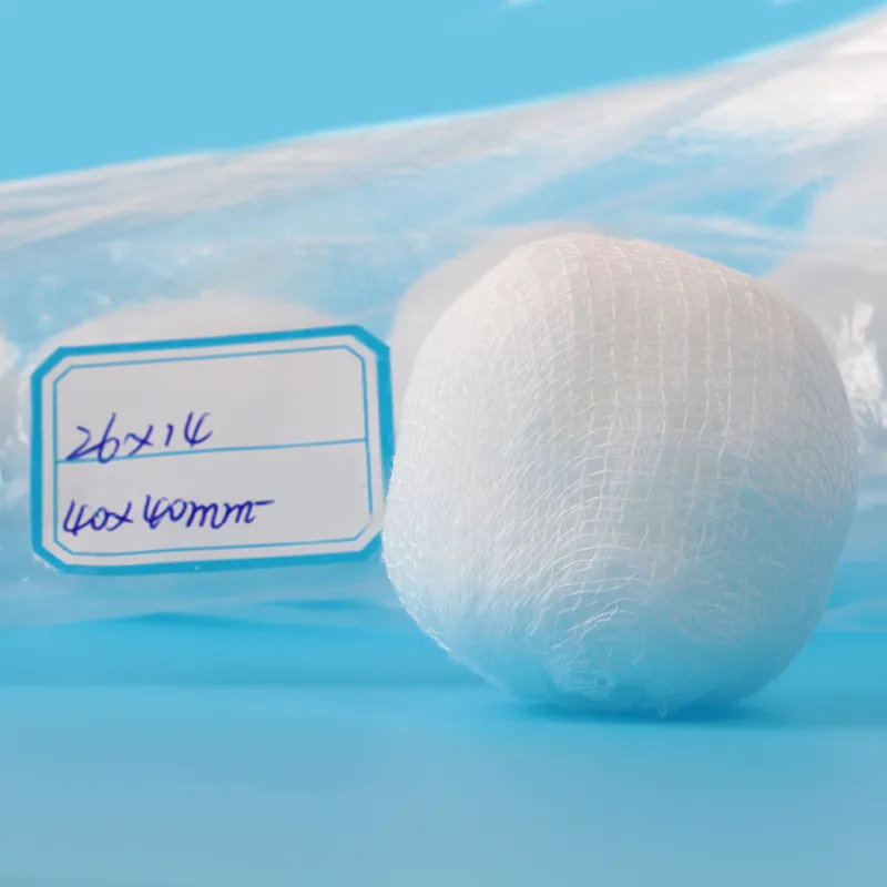 100% Cotton Sterile Non Sterile Gauze Ball