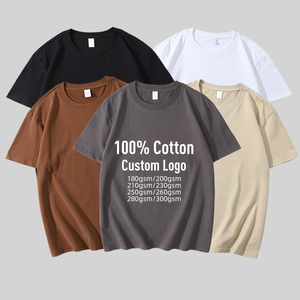 Unisex Nâu Cổ Điển Đồng Bằng Bông Thư In Ấn <span class=keywords><strong>T</strong></span>-Shirts Cho Nam Giới Bán Buôn <span class=keywords><strong>T</strong></span>ùy Chỉnh Thiế<span class=keywords><strong>t</strong></span> Kế 100% Bông Phong Cách Chính Thức - Product Image 1