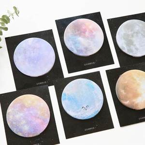 Cute Planet Magnetic Self-Adhesive Memo <b>Sticky</b> <b>Notes</b> Loose Leaf Paper Material for Office & School Use - Product Image 3
