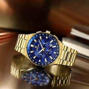 Nuevo Reloj de Pulsera Cronógrafo para Hombre REWARD RD813150M, Diseño Elegante para Negocios, 44 mm, Movimiento de Cuarzo, Correa de Acero Inoxidable Sólido, Alta Calidad - Product Image 2