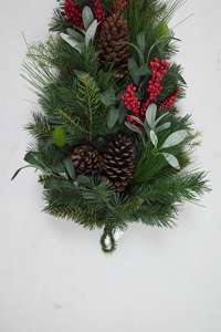 Adorno Navideño Personalizado en Forma de Lágrima para Puerta Principal, Decoración Navideña para Crear Ambiente Festivo - Product Image 4