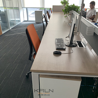 Muebles de Oficina Comerciales 2026, Cubículo, Estación de Trabajo para 4 Personas, Escritorio para Computadora, Mesa de Oficina