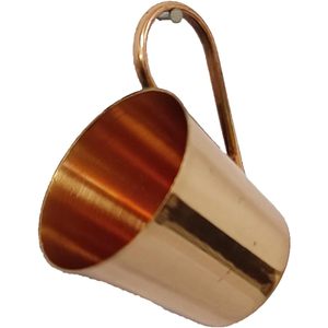 PARIJAT Artisanat Authentique Cuivre Massif Mini Moscow Mule Verre à liqueur Tasse/Tasse/Verre Unique Pack de 1 - Product Image 6