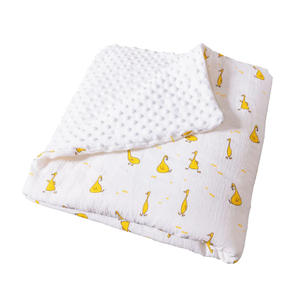 <span class=keywords><strong>Couverture</strong></span> à langer en mousseline polaire pour bébé, impression double face, avec différentes couleurs, pour différentes tailles de lit. - Product Image 1