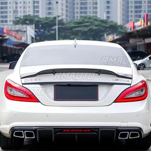 สปอยเลอร์หลังคาร์บอนไฟเบอร์ทรง R สำหรับ Mercedes-Benz CLS W218 รุ่น CLS350 CLS500 ปี 2011-2015 - Product Image 5