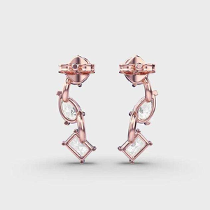 Pendientes de Diamantes Cultivados en Laboratorio, Estilo Solitario Clásico, Alta Demanda |   Elementos Esenciales de Joyería Fina Atemporal para Mujeres Certificadas - Product Image 4