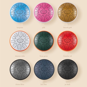 Mini 6 Inch 11 Notes Ginkgo Steel Tongue <b>Drum</b> Set for Meditation Yoga Sound Healing Percussion <b>Drum</b> - Product Image 2