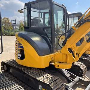 KOMATSU PC40MR 4TON a utilisé la petite machine originale approuvée par CE d'excavatrice EPA importée du Japon d'occasion en stock - Product Image 4