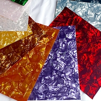 Feuilles de nacre en celluloïd de couleur personnalisée de 0.2 à 3.0mm pour médiators de guitare