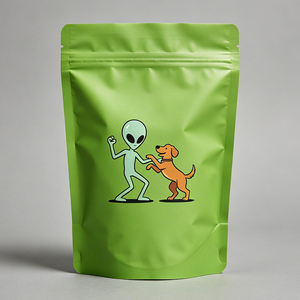 Customized 3.5g food grade polyester film standing <b>bag</b>, moisture-proof zipper <b>packaging</b> <b>bag</b>, plastic <b>bag</b> - Product Image 2