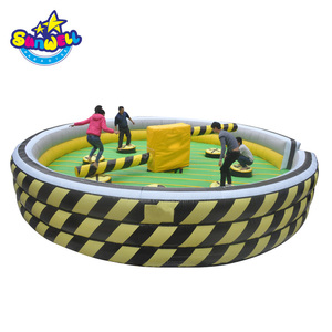 Toro Mecánico Inflable para Parques de Diversiones, Juegos de Montar Toro para Niños en Venta, Rodeo de Toro Mecánico Extremo - Product Image 4