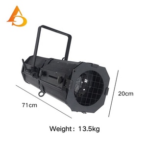 Proyector LED de Perfil Elipsoidal de 2 Canales, 300w, Luz Blanca Fría, con Zoom, para Teatro - Product Image 5