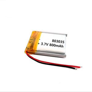803035 800mah <span class=keywords><strong>3</strong></span>,7 v lithium polymer hard Battery's ion cells e-bike Battery packet - Product Image 2