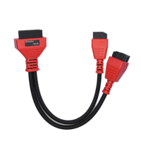 Cable adaptador Autel Chrysler 12+8 Red Square para MS908 MS906 MaxiSys Pro Launch X431 Jeep Dodge Maserati, conector de diagnóstico