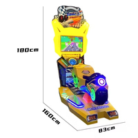 Simulateur de course de moto, machine d'arcade, jeu vidéo, divertissement à monnayeur, garantie 1 an, support anglais