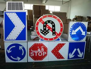Bán buôn cao phản ánh giao thông an toàn đường bộ dấu hiệu cảnh báo tích hợp bảng nhôm năng lượng mặt trời giao thông dấu hiệu dừng - Product Image 6
