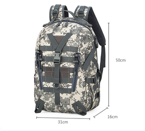 Sac à dos tactique Oxford 900D personnalisé à faible MOQ, 45L, avec poche Molle, sac d'assaut, sac de combat, sac de randonnée, sac à dos de trekking OEM - Product Image 3