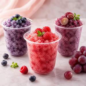 Vaso Desechable en Forma de U de PET con Logotipo Personalizado para Bebidas Frías, Bebidas Heladas, Postres, Té, Refrescos - Product Image 1