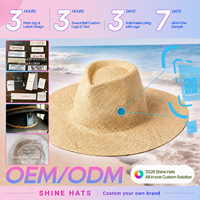 Chapeau de cowboy vintage en paille pour femme, style western, pour l'été et la plage, à rayures, pour le voyage, décontracté, cyclisme, OEM Shinehats avec ruban et corde