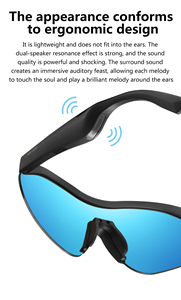 <span class=keywords><strong>Lunettes</strong></span> de soleil sportives intelligentes IA pour le cyclisme, <span class=keywords><strong>monture</strong></span> oversize tendance, verres éblouissants UV400, pour hommes et femmes, vente en gros - Product Image 5