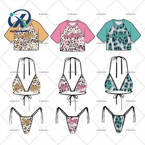Fabricante de Trajes de Baño, Trajes de Baño Personalizados, Trajes de Baño Deportivos, Top de <span class=keywords><strong>Bikini</strong></span>, Camiseta, <span class=keywords><strong>Bikini</strong></span> de 3 Piezas para Mujer - Product Image 2