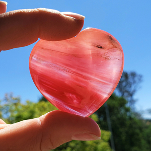 Esfera/Corazón de Cuarzo Rojo Fundido al por Mayor para Meditación, Piedra Preciosa para Joyería, Regalos y Decoración del Hogar - Product Image 5