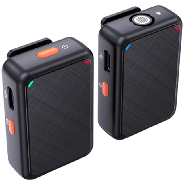 New Portable Mini Wireless Mic for Mobile TV Singing Sports Live Stream Wearable Microphone
