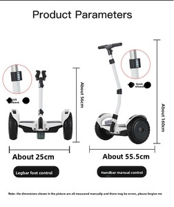 Scooter Eléctrico Inteligente con Luces LED y Autoequilibrio, 10 Pulgadas, <span class=keywords><strong>Segway</strong></span> con Control por Pierna, Motor de 700W, Aleación de Aluminio, ¡Oferta! - Product Image 4