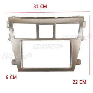 Car DVD/<b>CD</b> Radio Stereo Fascia Panel <b>Frame</b> 2DIN Adaptor Fitting Kit for TOYOTA Vios 2007-2012 Yaris Sedan 2006+ Belta 2005-2008 - Product Image 3