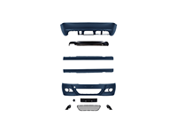 FW Factory Parts Accessoires Kit Carrosserie MT Style Pare-chocs Avant Arrière Bodykit Mise À Niveau pour BMW Série 3 E46 98-04 à MT 2 ou 4 Portes