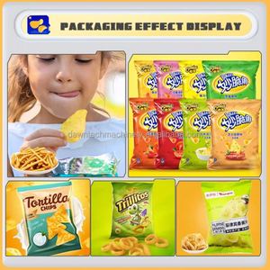 Machine d'emballage entièrement automatique pour chips de pommes de terre, chips de patates douces, chips de plantains, fruits secs et noix, avec imprimante - Product Image 2