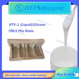 Mould Making RTV-2 Liquid Silicone Rubber For Concrete Plaster Sculpture Mold Designing