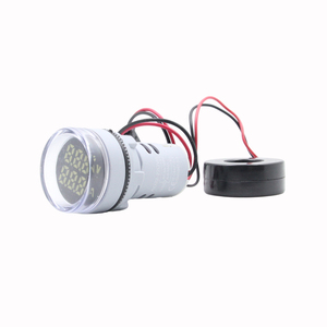 Mini <span class=keywords><strong>Digital</strong></span> Voltmetro Amperometro 22 millimetri AC 60-500V 0-100A Corrente Tensione <span class=keywords><strong>Volt</strong></span> Tester Meter Doppio LED Indicatore luce Della Lampada pilota - Product Image 5
