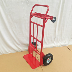 Jin Taida HT1840 Hand Pushed Warehouse Cart 200kg Load Capacity 3 Wheels Mechanical Lifting Tool Cart - Product Image 1