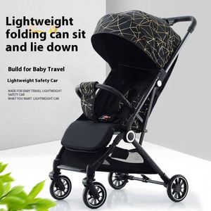 Poussette portable légère pour bébé, chariot enfant haute position, roues EVA, ceinture de sécurité à cinq points, <span class=keywords><strong>confort</strong></span> en déplacement, acier inoxydable - Product Image 5