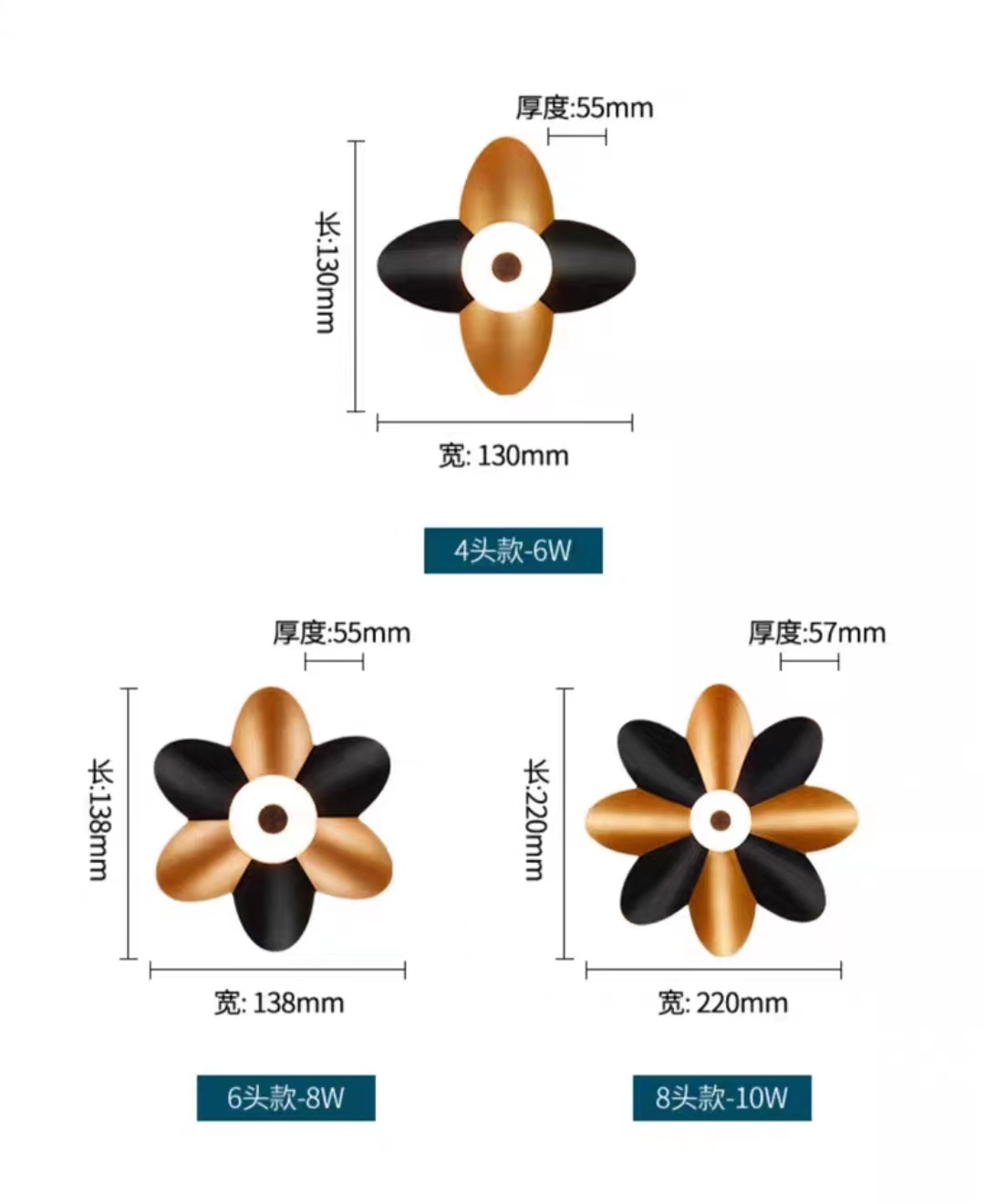 Wall lamp Outdoor Indoor Simple Modern New  Waterproof  Garden lamp die-casting aluminum