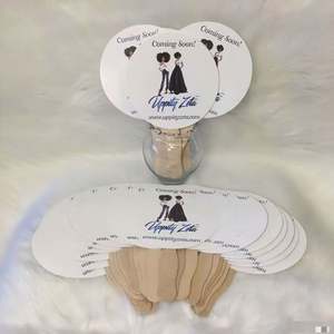 Abanicos Personalizados para Bodas, Graduaciones y Recuerdos Conmemorativos, Abanicos Ecológicos de Doble Cara para Ceremonias - Product Image 1
