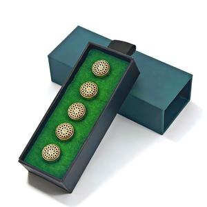 Botones de Metal para Camisa Baju Melayu de la Fábrica de Botones KUNSHUO, Botones Personalizados con Logotipo de Marca para Camisas Malayas - Product Image 2