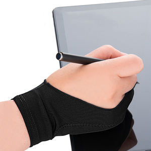 Panwenbo 2PK 2指数字艺术绘画手套平板电脑左手和右手艺术家绘画手套 - Product Image 2