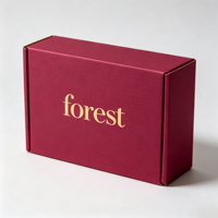 Boîtes d'expédition personnalisées étanches et robustes avec gaufrage, pelliculage mat, doublure en éponge, emballage en carton ondulé pour produits de soin de la peau