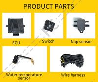 Kit de Autogás FCT Ecu Mp48 Obd para Sistema de Inyección Secuencial de GLP/GNC para Motor de 4 Cilindros