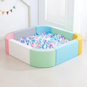 Outdoor And Indoor Party Rental Equipment Playground Plastic Slide Baby Ball Pool Children's Soft Play Fence