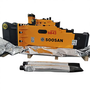 หัวเจาะไฮดรอลิก SOOSAN รุ่น SB43 แบบกล่องเก็บเสียง สำหรับทำลายคอนกรีต ใช้กับรถขุดขนาด 6-9 ตัน และรถตักแบคโฮ - Product Image 1