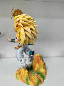 30cm Anime in PVC <span class=keywords><strong>Dragon</strong></span> <span class=keywords><strong>ball</strong></span> Figure GK Super Saiyan <span class=keywords><strong>3</strong></span> Gotenks Action Figure giocattolo cartone animato per la decorazione del Desktop modello di collezione - Product Image 4