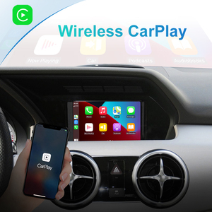 เครื่องเล่นเสียงติดรถยนต์ HFmidia รองรับ Wireless CarPlay และ Android Auto พร้อมฟังก์ชั่นควบคุมหน้าจอสัมผัส สำหรับรถยนต์ Mercedes Benz GLK X204 ปี 2013-2015 - Product Image 3