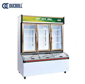 Nuevo Congelador para Tiendas <span class=keywords><strong>de</strong></span> Conveniencia, Refrigerador Multifuncional para Supermercados, Temperatura Ajustable 0 ℃ ~10 ℃ /-18 ℃ - Product Image 3