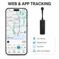 Mini Rastreador GPS con Cable, Precio de Fábrica, Batería de Respaldo de 55 mAh, Modelo T2 para Motocicleta y Automóvil
