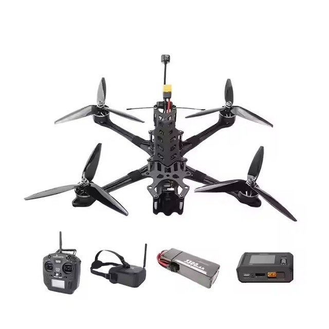 7 Inch Professional Racing Drone with Analog Video Transmission Long Range FPV BNF PNP RTF Remote Control Payload Drone