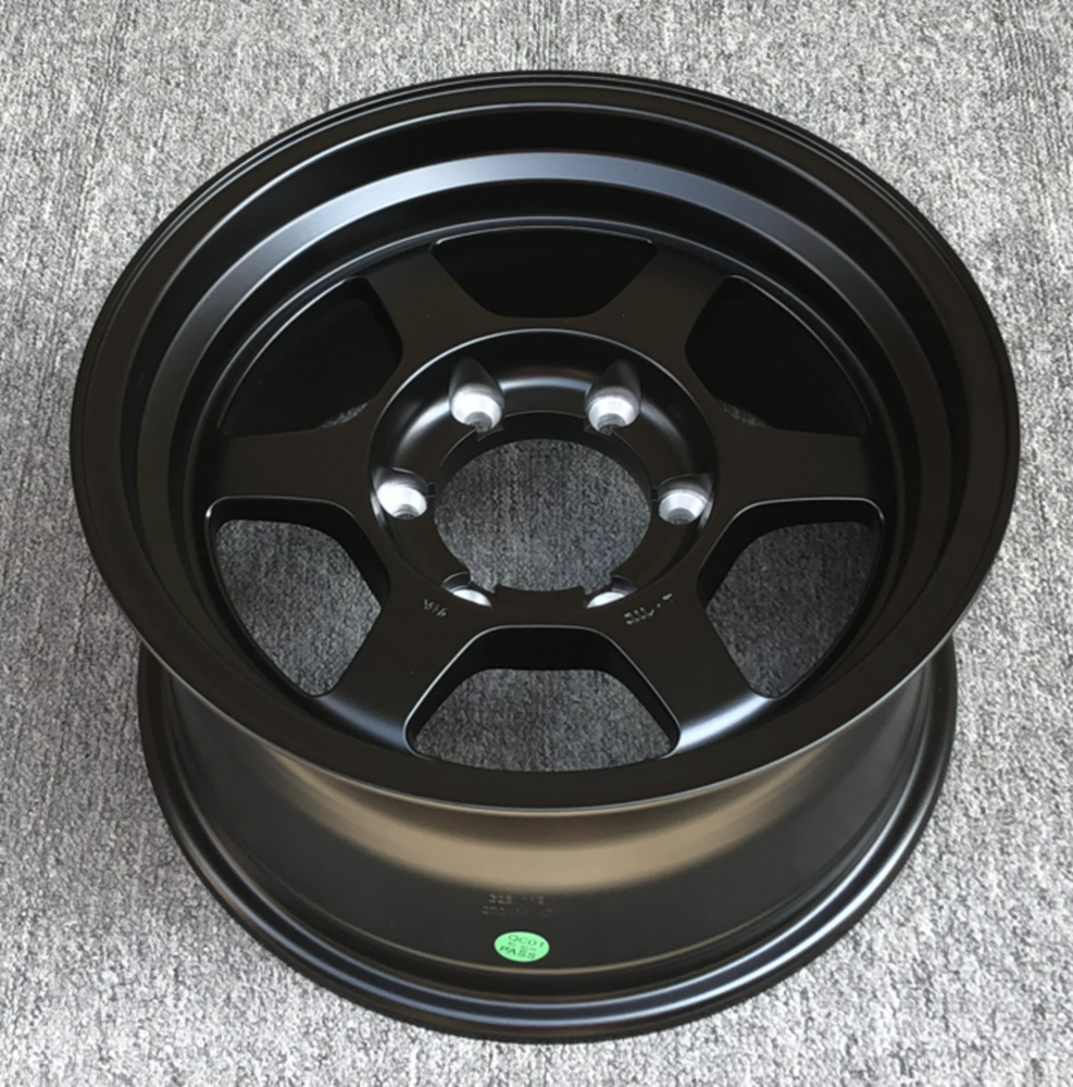 ディープディッシュ6スポーク15インチ16インチスタッガード4x4 4x100