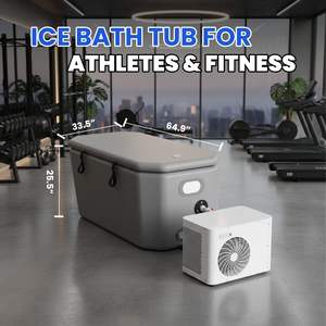Ice Bath Cold Plunge Water Chiller Cooling System Pump Filter Ozone with Ice Bath Tub - Product Image 5